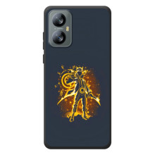 Naruto Anime Чехлы для Блэквью А52 (AlphaPrint) – золотой Наруто