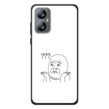 Прикольні Чохли з принтом "інтернет меми" для Blackview A52 (Стикер здивування)