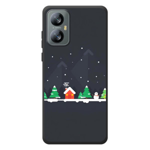 Силиконовый бампер на рождество для Blackview A52 – Город зимний