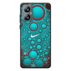 Силиконовый Чехол на Blackview A52 с картинкой Nike – Найк зеленый
