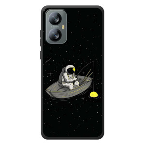 Силіконовый Чохол з принтом "Космонавти" на Blackview A52 – Космонавт на рибалці