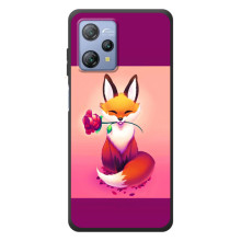 Чехлы с картинкой Лисички для Blackview A53 Pro (VPrint) (Лисичка с розочкой)