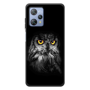 Чехлы с принтом СОВЫ для Blackview A53 Pro – Сова на чёрном