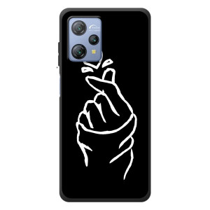 Чехлы (Знак сердечка) на Blackview A53 Pro – Сердце на черном