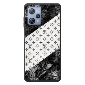 Чехол Стиль Louis Vuitton на Blackview A53 Pro – LV на белом