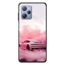 Чехол с авто Порше для Blackview A53 Pro – Розовый Порше