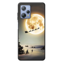 Новорічні, Святкові Чохли для Blackview A53 Pro - 2024 год (Санта на місяці)