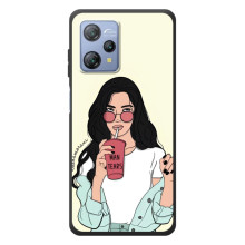 Силиконовый Чехол на Blackview A53 Pro с картинкой Стильных Девушек (С напитком)