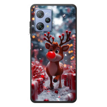 Яскравий чохол для Blackview A53 Pro з Зимові Оленята (Олень серед подарунків)