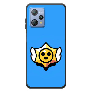 Бампер (ТПУ) з принтом Brawl Stars на Чорнийгляд А53 – Значок