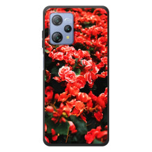 Чехлы с Цветами для Blackview A53 (VPrint) (Цветы красные)