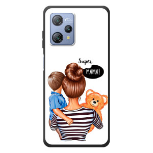 Чехол с печатью для Blackview A53 - (Мама с ребенком) (AlphaPrint)