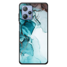 Чехол для Блацвью А53 - с принтом (Дизайнерские) (AlphaPrint) (Бирюзовый мрамор)