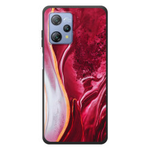 Чехол для Блацвью А53 - с принтом (Дизайнерские) (AlphaPrint) (Мрамор красный)