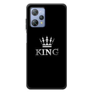 Чохол (Корона на чорному фоні) для Чорнийгляд А53 – KING
