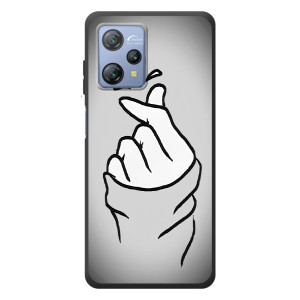 Чехол с принтом для Blackview A53 (AlphaPrint - Знак сердечка)