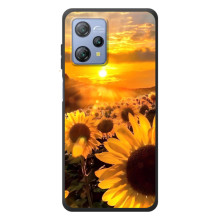 Чехол с Цветами для Blackview A53 (поле подсолнухов)