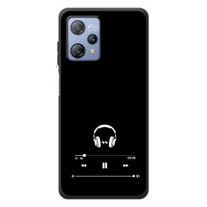 Чехол с картинками на черном фоне для Blackview A53 – Плеер