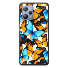Чехол с принтом для Блацвью А53 - (Прикольные) (AlphaPrint) (Яркие бабочки)