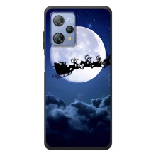 Чехол Санта Клаус для Blackview A53 (Санта - луна)