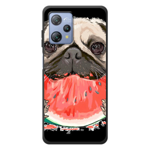 Чехол (ТПУ) Милые собачки для Blackview A53 – Смешной Мопс