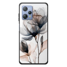 Чехол с цветочным принтом на Блацвью А53 (Цветы на белом)