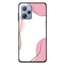 Чехол цветочный дизайн для Blackview A53 – Розовый фон