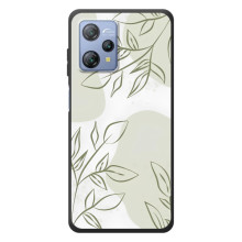 Чехол цветочный дизайн для Blackview A53 – Зелёный дизайн