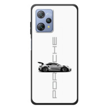 Чехол с авто Порше для Blackview A53 – белый Порше