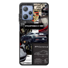 Чехол с авто Порше для Blackview A53 – Коллаж Порше
