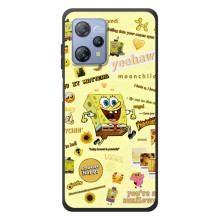 Силиконовый чехол Спанч Боб на Блэквью А53 (Спанч Боб бежит)