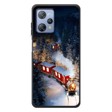 Силиконовый бампер на рождество для Blackview A53 (Поезд)