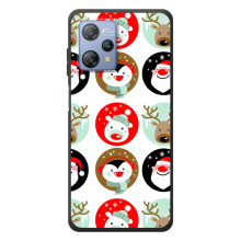 Силиконовый бампер на рождество для Blackview A53 (Рождественский принт)