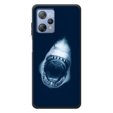Силиконовый бампер с картинкой животных для Blackview A53 (Пасть Акулы)