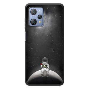 Силиконовый Чехол с принтом "Космонавты" на Blackview A53 – Космонавт романтик