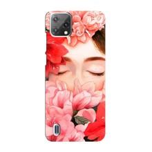 Чехлы (ART) Цветы на Blackview A55 (VPrint) – Очі в квітах