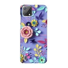 Чохли з квітами для Blackview A55 (VPrint) (Дизайн квітів)