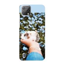 Чехлы с изображением разных животных для Blackview A55 (Ежик на руках)