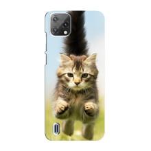 Чехлы с Котиками для Blackview A55 (VPrint) (Прыжок кота)