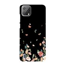 Чохол для Блеквю А55 - з принтом (Дизайнерські) (AlphaPrint) (Маленькі квіти)