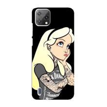 Чохол з друком для Blackview A55 - (Мода) (AlphaPrint) (Дівчина в тату)