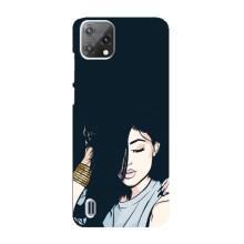 Чохол з друком для Blackview A55 - (Мода) (AlphaPrint) (Гарна дівчина)