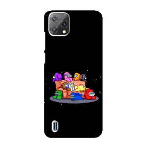 Чехол Амонг Ас для Blackview A55 (AlphaPrint)