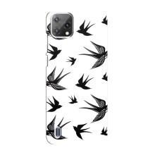 Чехол с птицами на Blackview A55 (VPrint)