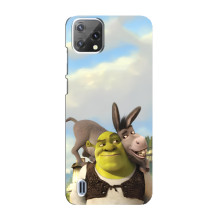 Чохол з мультфільмом Шрек на Blackview A55 – Шрек і осел