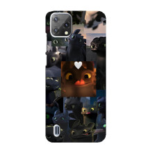 Чохол як приборкати дракона на Blackview A55 (Дракон колаж)