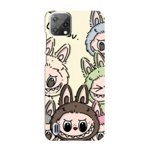 Чохол з Лабубу на Blackview A55 (Колаж Лабубу)