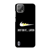 Чехол с логотипом Найк на Blackview A55 (Nike just do it)