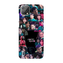 Чохол Гра в кальмара для Blackview A55 – Колаж гра кальмара