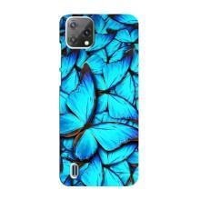 Силиконовый бампер с картинкой животных для Blackview A55 (Крылья бабочек)